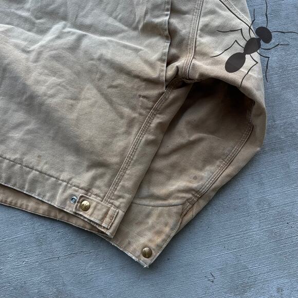 Vintage Y2K Carhartt brown Detroit work wear jacket - Picture 8 of 8